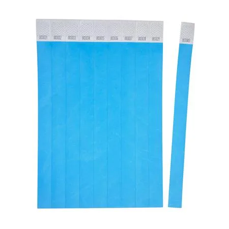 Identifikačný náramok, odolný proti roztrhnutiu,, 265x19 mm, AVERY ZWECKFORM "Tyvek", modrý 3