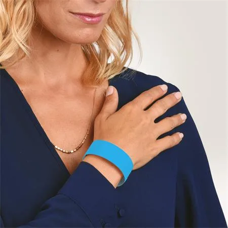 Identifikačný náramok, odolný proti roztrhnutiu,, 265x19 mm, AVERY ZWECKFORM "Tyvek", modrý 4