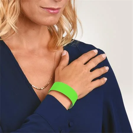 Identifikačný náramok, odolný proti roztrhnutiu,, 265x19 mm, AVERY ZWECKFORM "Tyvek", zelený 4