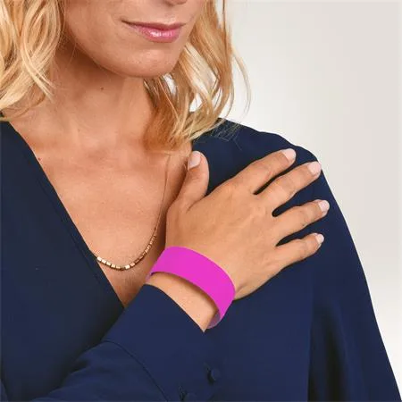 Identifikačný náramok, odolný proti roztrhnutiu,, 265x19 mm, AVERY ZWECKFORM "Tyvek", ružový 4