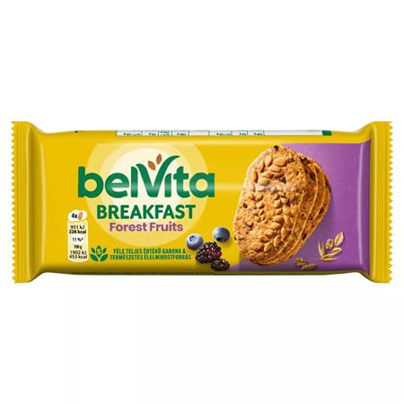 Sušienky, 50 g, BELVITA "Dobré ráno", s lesným ovocím