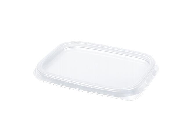 Veko k plastovým miskám, 500-750 ml, 100 ks, "švédsky typ"