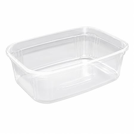 Plastová miska, uzatvárateľná viečkom, 500 ml, 50 ks, "švédsky typ"