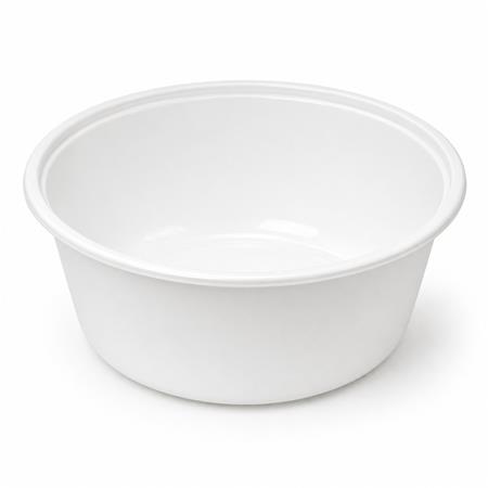 Plastový tanier na polievku, uzatvárateľný viečkom, 750 ml, 50 ks, biely