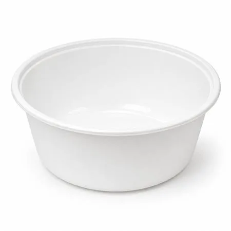 Plastový tanier na polievku, uzatvárateľný viečkom, 750 ml, 50 ks, biely