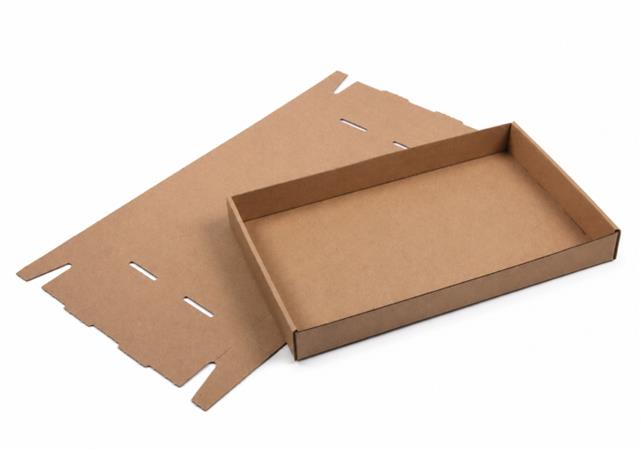 Papierová tácka, street food, 26x16,5x3 cm, 200 ks, hnedá