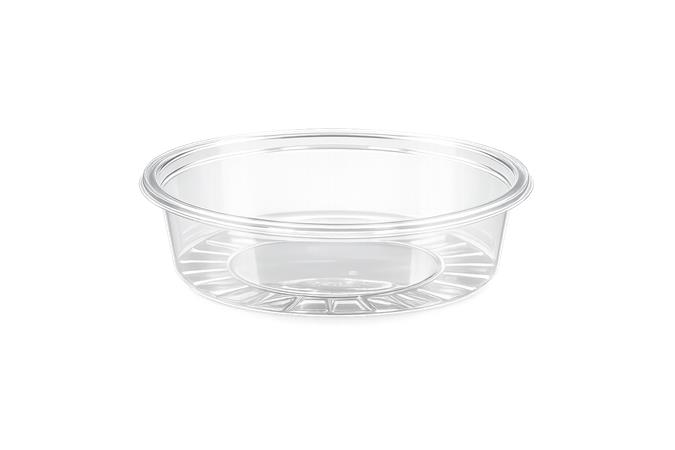 Plastová miska na omáčky, 50 ml, priemer: 75 mm, 100 ks, priehľadná
