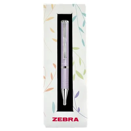 Guľôčkové pero, 0,24 mm, teleskopické, levanduľové telo, ZEBRA "SL-F1", modré 5