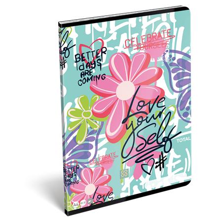 Zošit, A4, čistý, 32 listov, LIZZYSULI, "Cornell Love"