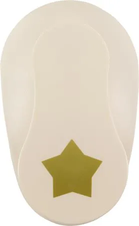 Ozdobná dierovačka, 76 mm, FOLIA, hviezda 2