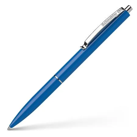 Guľôčkové pero, 0,5 mm, stláčací mechanizmus, SCHNEIDER "K15", modrá 3