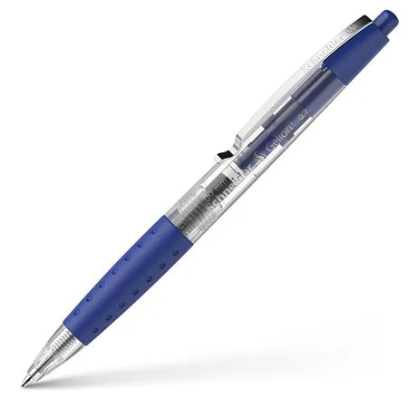 Gélové pero, 0,4 mm, stláčací mechanizmus, SCHNEIDER "Gelion +", modrá 3
