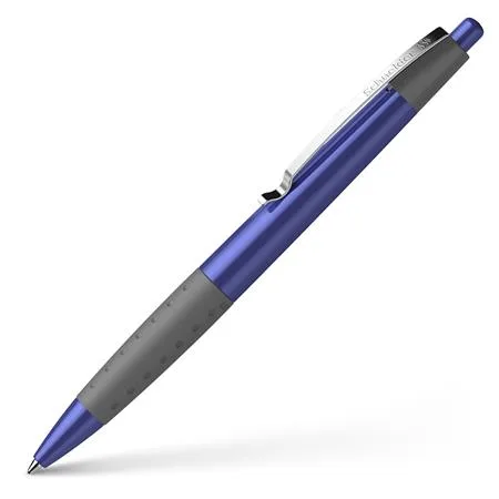 Guľôčkové pero, 0,5 mm, stláčací mechanizmus, SCHNEIDER "LOOX", modré 3