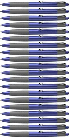 Guľôčkové pero, 0,5 mm, stláčací mechanizmus, SCHNEIDER "LOOX", modré 4