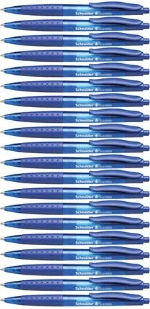 Guľôčkové pero, 0,5 mm, stláčací mechanizmus, SCHNEIDER "Suprimo", modré 4