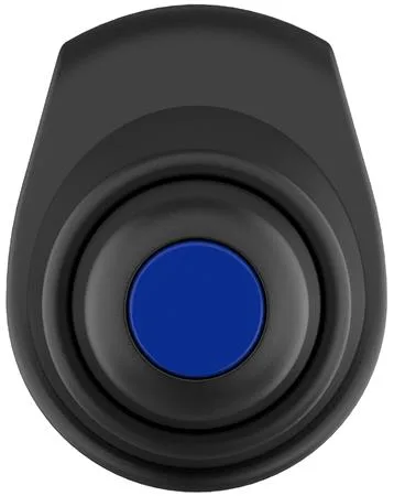 Gulôčkové pero, 0,5 mm, stláčací mechanizmus, čierna farba tela, SCHNEIDER „Reco”, modré 4
