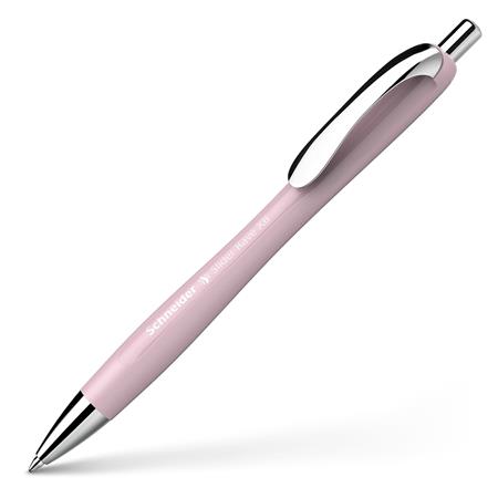 Guľôčkové pero, 0,7 mm, stláčací mechanizmus, SCHNEIDER "Slider Rave XB", ružové 5