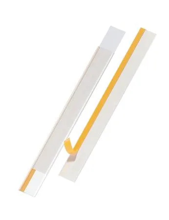 Lišta na štítky, 62 mm, samolepiaca, DURABLE "SCANFIX®", priehľadná