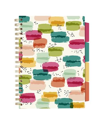 Špirálový zošit, B5, linajkový, 100 listov, PUKKA PAD "Colour Wash Project Book", mix vzorov