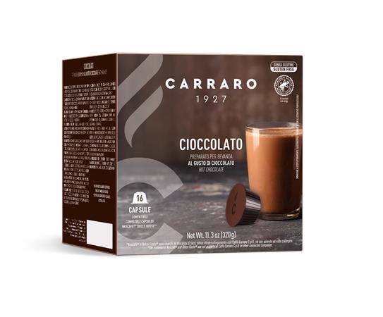 Kávové kapsule, kompatibilné s Dolce Gusto® , 16 ks, CARRARO "Cioccolato"