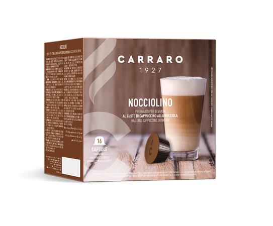Kávové kapsule, kompatibilné s Dolce Gusto® , 16 ks, CARRARO "Nocciolino"