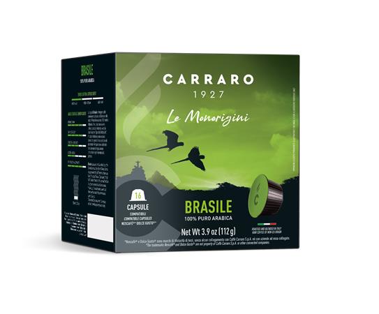 Kávové kapsule, kompatibilné s Dolce Gusto® , 16 ks, CARRARO "Brasile"