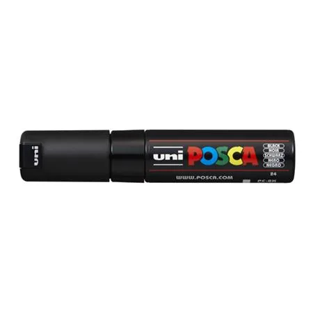 Dekoračný popisovač, 8 mm, UNI "Posca PC-8K", čierny 2