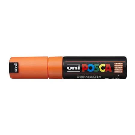 Dekoračný popisovač, 8 mm, UNI "Posca", oranžový 2