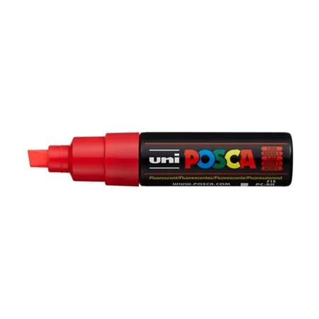 Dekoračný popisovač, 8 mm, UNI "Posca PC-8K", červený 2