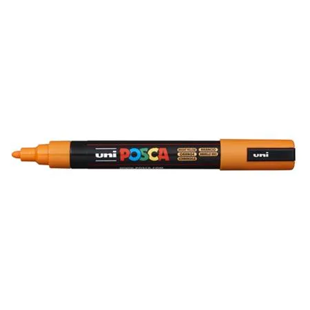 Dekoračný popisovač, 1,8-2,5 mm, UNI "Posca", žiarivý žltý 2