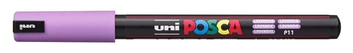 Dekoračný popisovač, 0,7 mm, UNI "Posca PC-1MR", fialová
