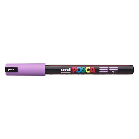 Dekoračný popisovač, 0,7 mm, UNI "Posca PC-1MR", levanduľová