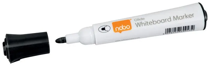 Popisovač na tabule, kužeľový hrot, 2 mm, 10 ks, NOBO "Glide", čierna 5