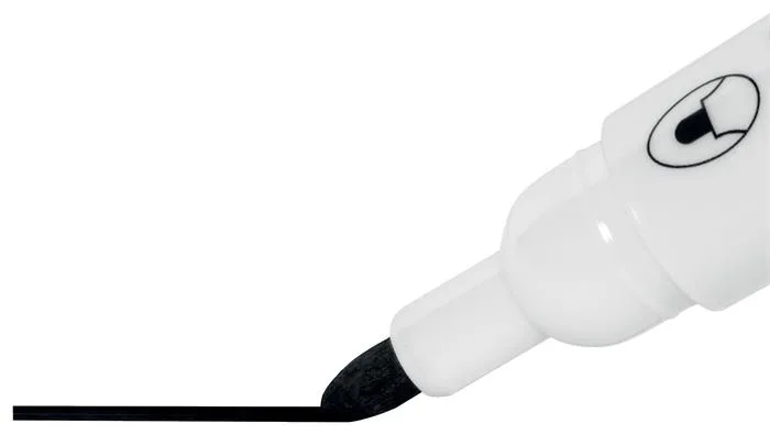Popisovač na tabule, kužeľový hrot, 2 mm, 10 ks, NOBO "Glide", čierna 4