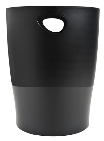 Odpadkový kôš, 15 l, PP, EXACOMPTA "Ecobin Economy", čierny 2