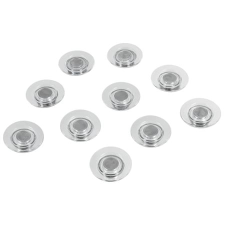 Magnetky, silné, 10 ks, pre tabule "Diamond", NOBO, biele