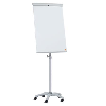 Flipchartová tabuľa, mobilná, magnetický povrch, NOBO "Essentials", biela