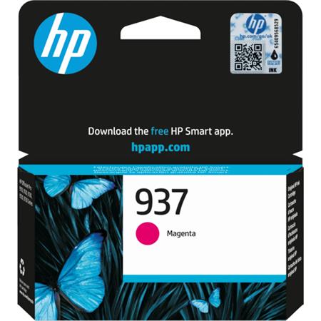 4S6W3NE Atramentová náplň pre tlačiarne OfficeJet Pro 9120e, 9130e, HP 937, magenta, 800 strán
