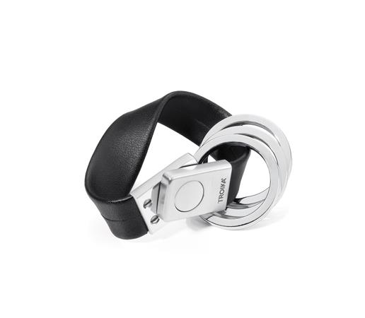 Kľúčenka, kožená, so zámkom twist-lock , TROIKA "Twister" 2